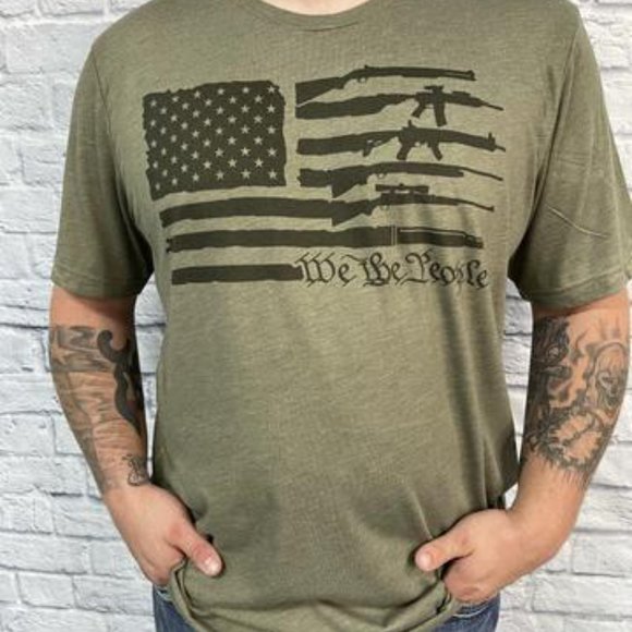 WE THE PEOPLE Handmade Graphic Tee - Picture 3 of 4